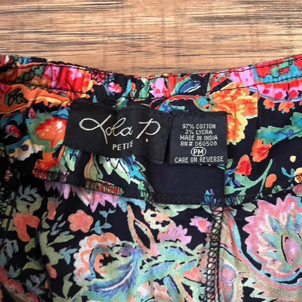 Colourful Womens Paisley Midi Skirt Cotton Cottagecore Boho Whimsigoth Medium - Picture 5 of 6